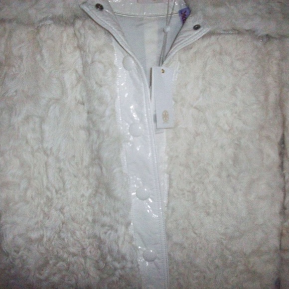 NWT Tory Burch Camilla Genuine Shearling Fur Jacke - Picture 4 of 7